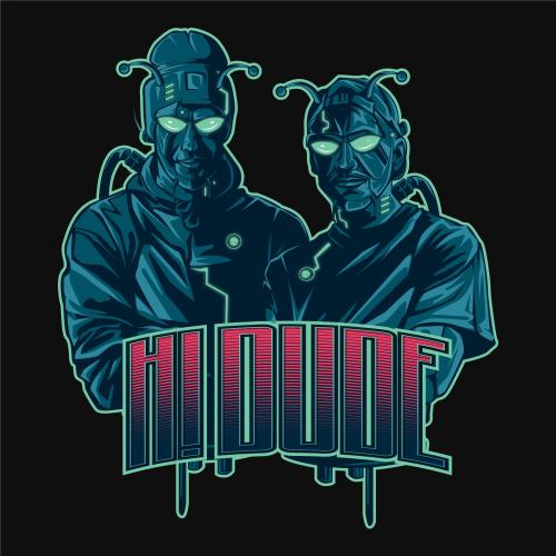 H! Dude logo
