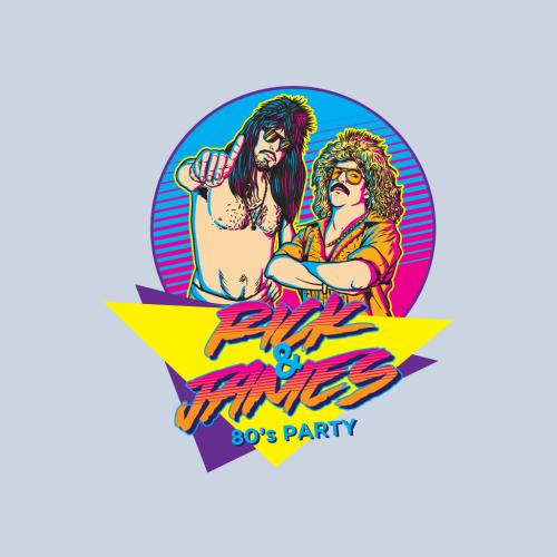 Rick & James 80's Party logo