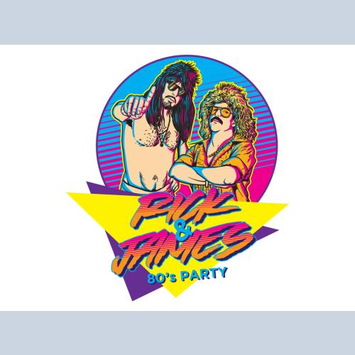 Rick & James 80's Party logo